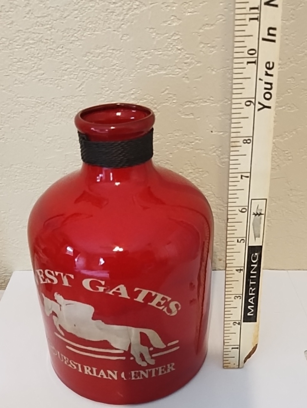 West Gates Equestrian Center Red Terracotta Jug - Picture 11 of 11